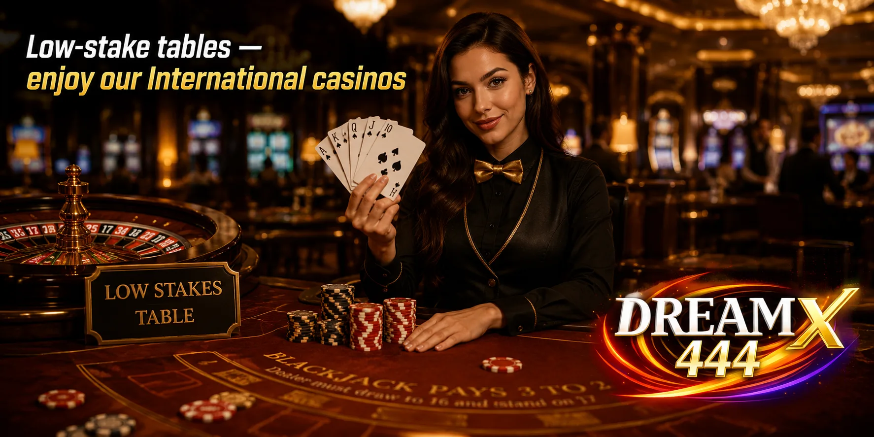 Low stake tables — International casino